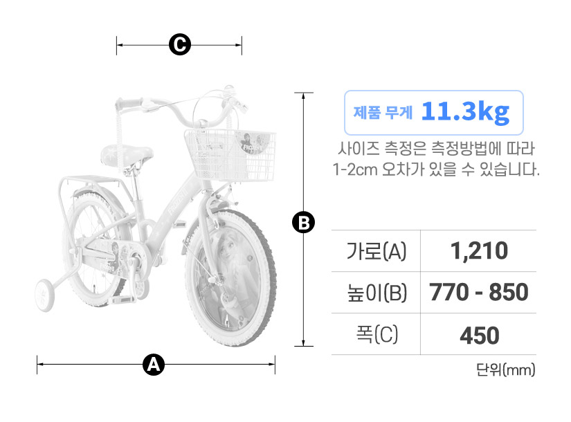 프레임 사이즈