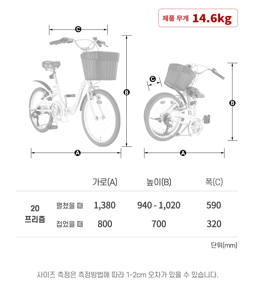 프레임 사이즈