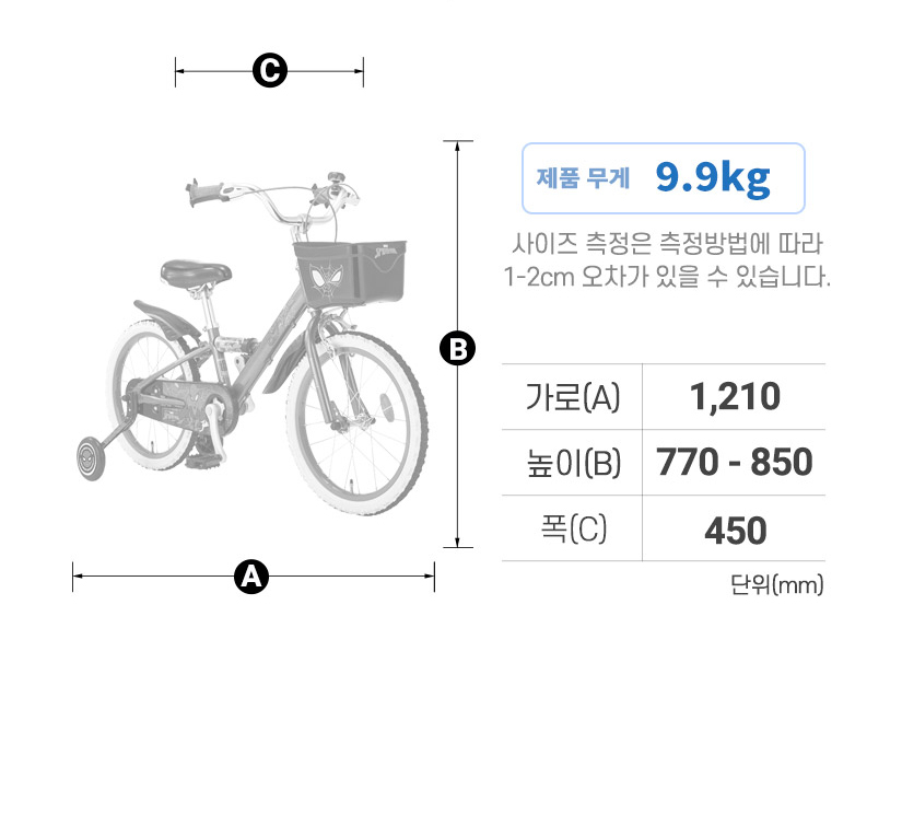 프레임 사이즈