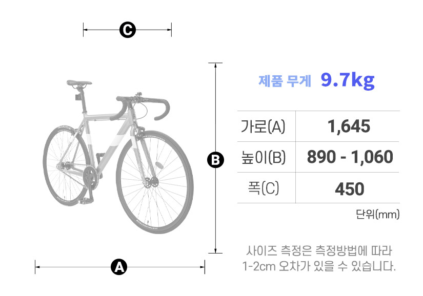프레임 사이즈