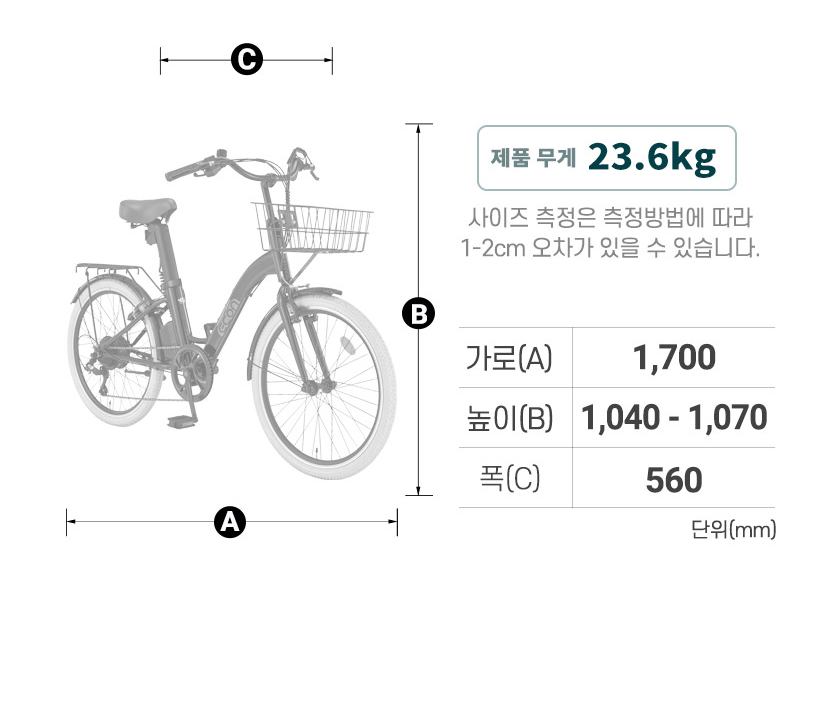 프레임 사이즈